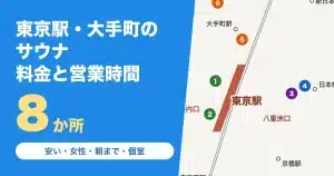 東京駅・大手町のサウナ8か所