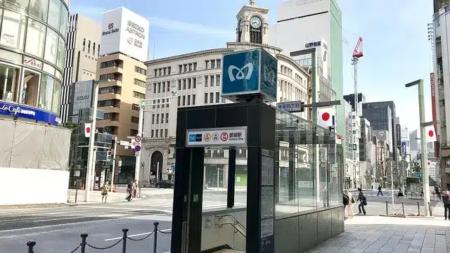銀座駅の駅舎